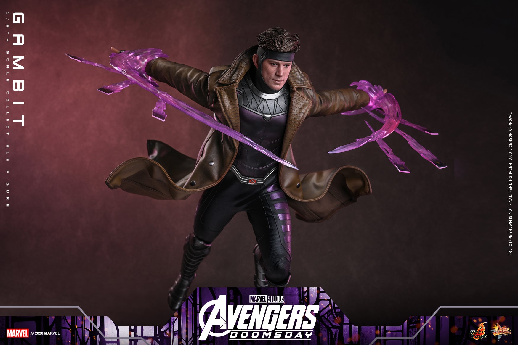 [Pre-Order] MMS910B – Avengers: Doomsday - 1/6th scale Gambit Collectible Figure (Special Edition) - ActionCity