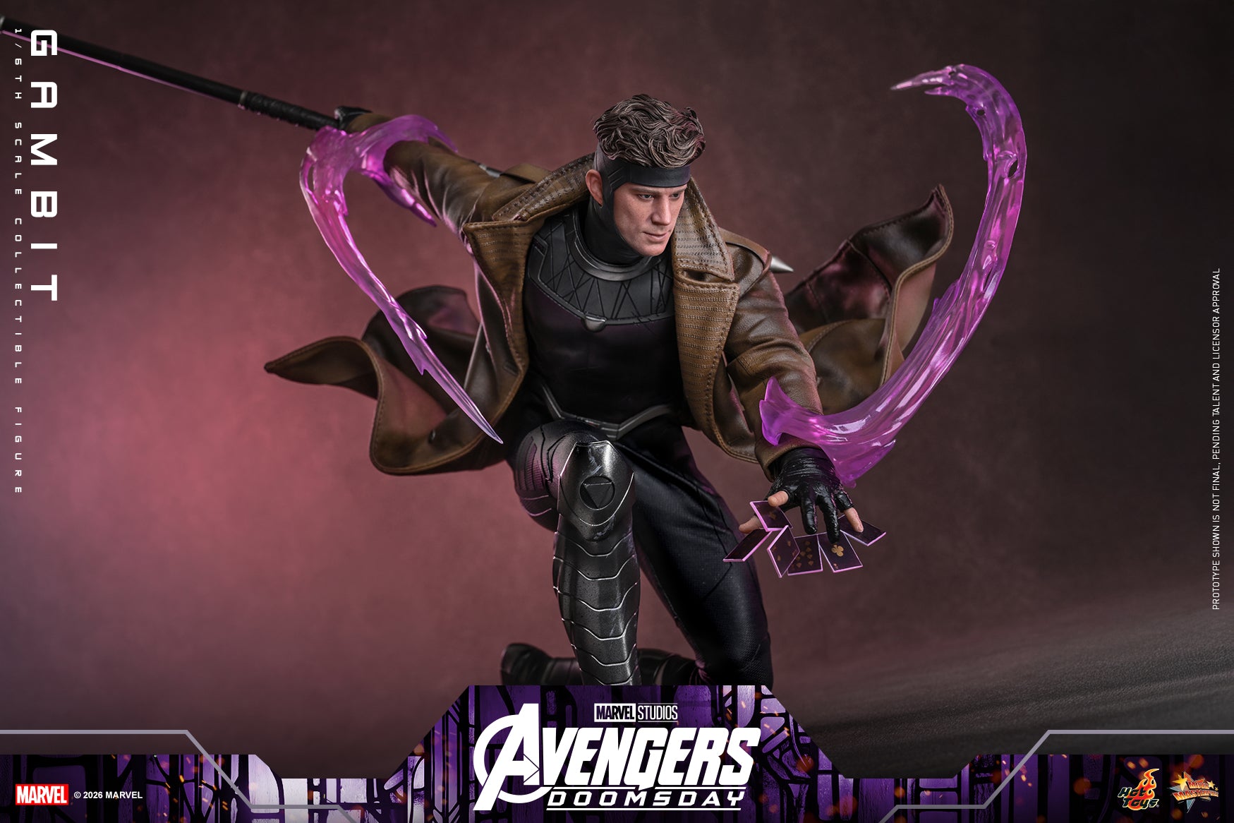 [Pre-Order] MMS910B – Avengers: Doomsday - 1/6th scale Gambit Collectible Figure (Special Edition) - ActionCity
