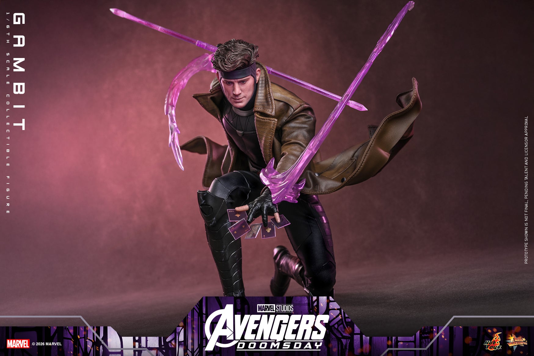 [Pre-Order] MMS910B – Avengers: Doomsday - 1/6th scale Gambit Collectible Figure (Special Edition) - ActionCity