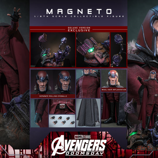 [Pre-Order] MMS913 - Avengers: Doomsday - 1/6th scale Magneto Collectible Figure (Deluxe Version)