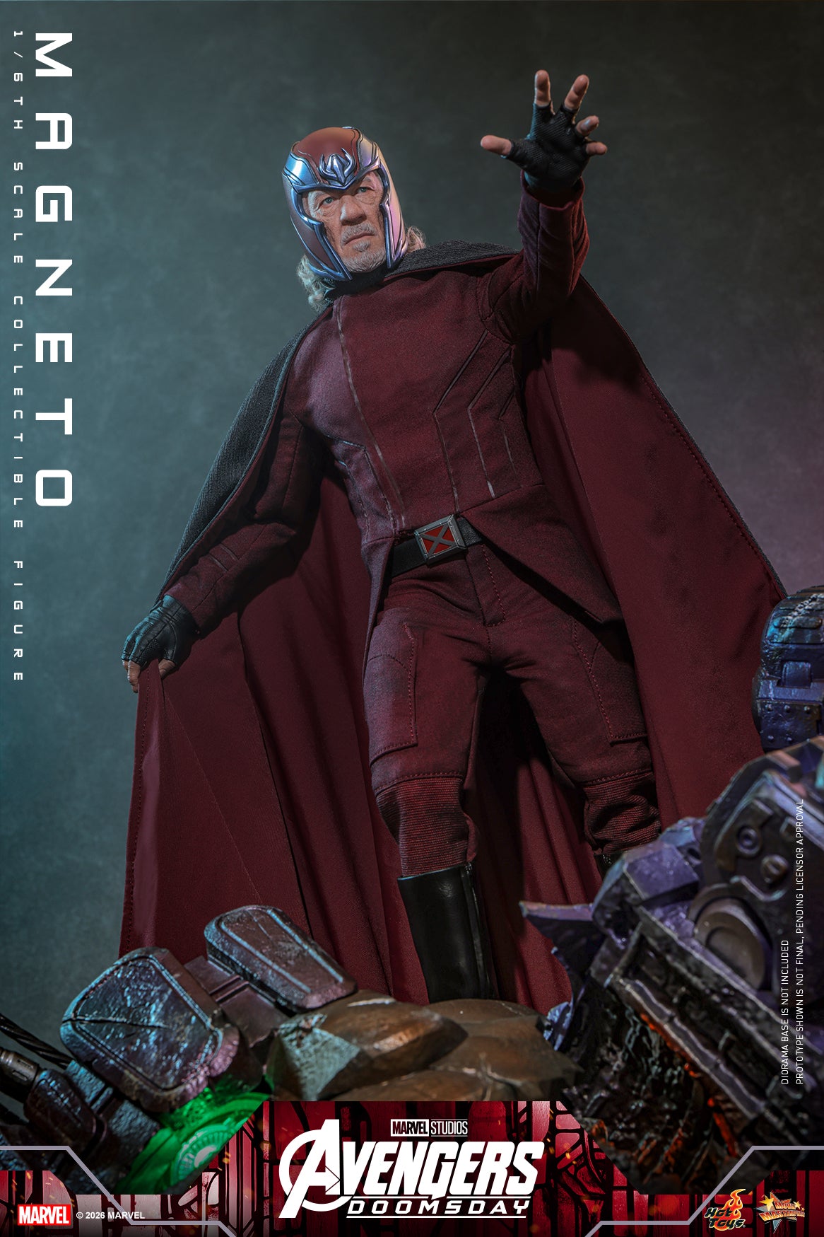 [Pre-Order] MMS912B - Avengers: Doomsday - 1/6th scale Magneto Collectible Figure (Special Edition) - ActionCity