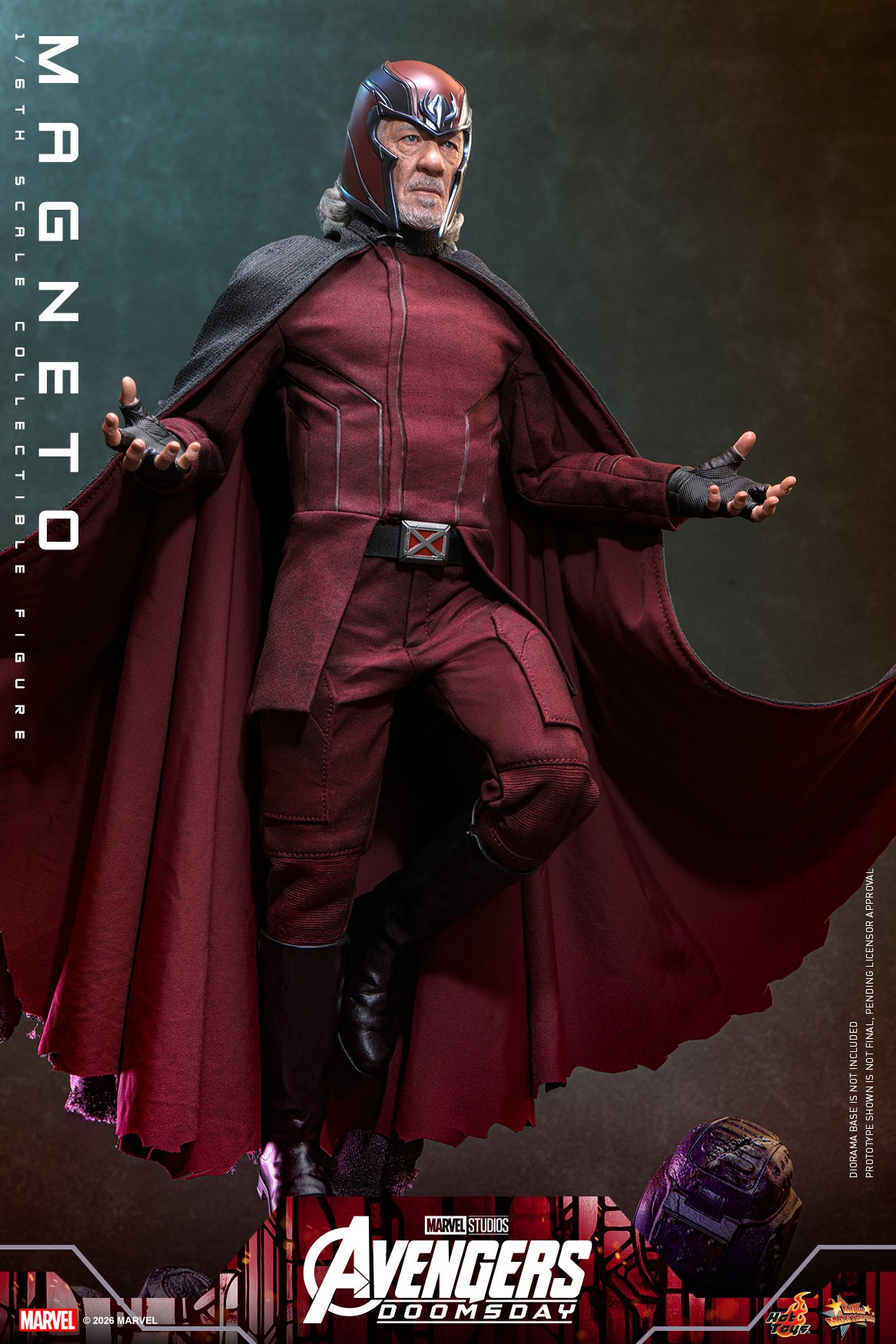 [Pre-Order] MMS912B - Avengers: Doomsday - 1/6th scale Magneto Collectible Figure (Special Edition) - ActionCity
