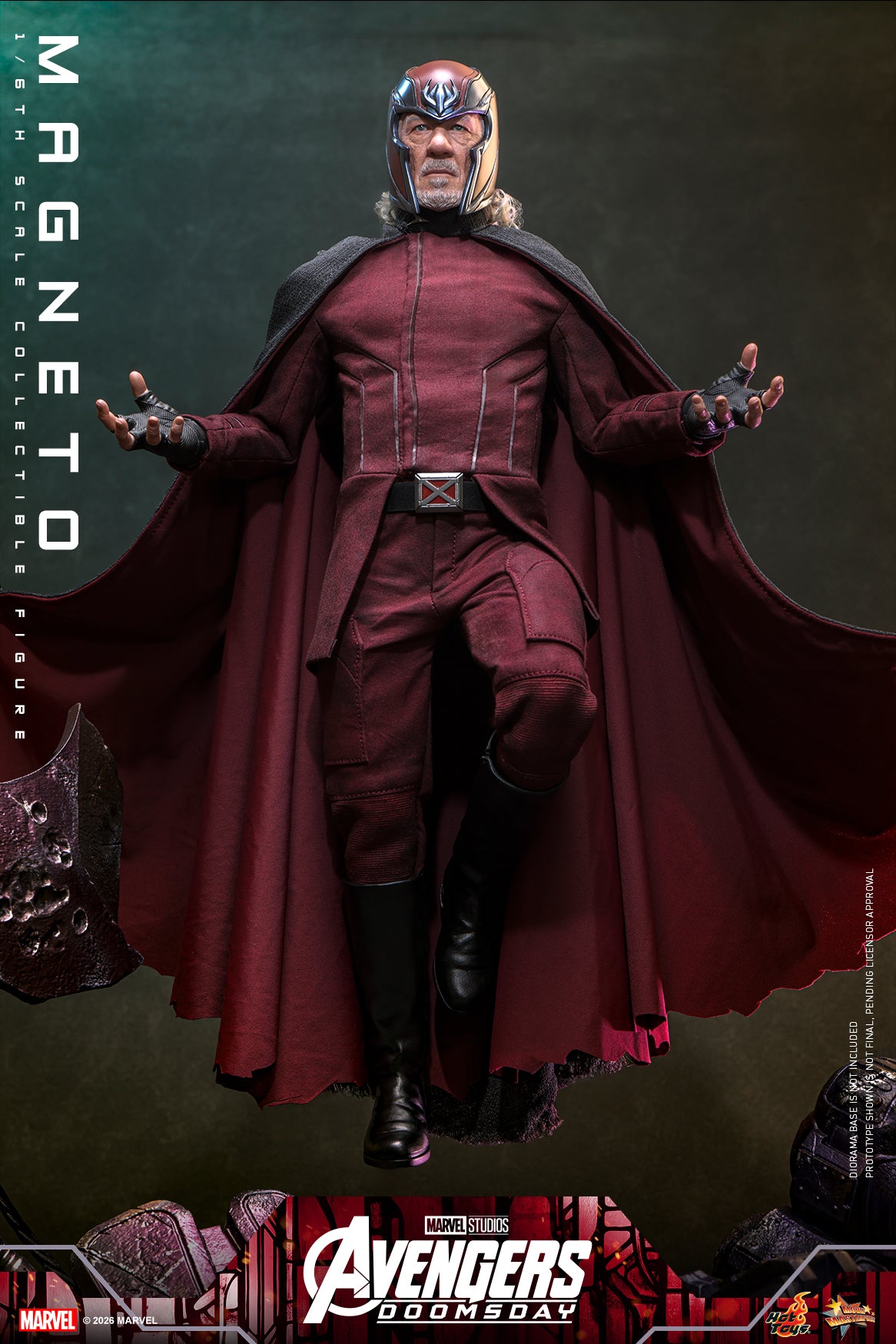 [Pre-Order] MMS912B - Avengers: Doomsday - 1/6th scale Magneto Collectible Figure (Special Edition) - ActionCity