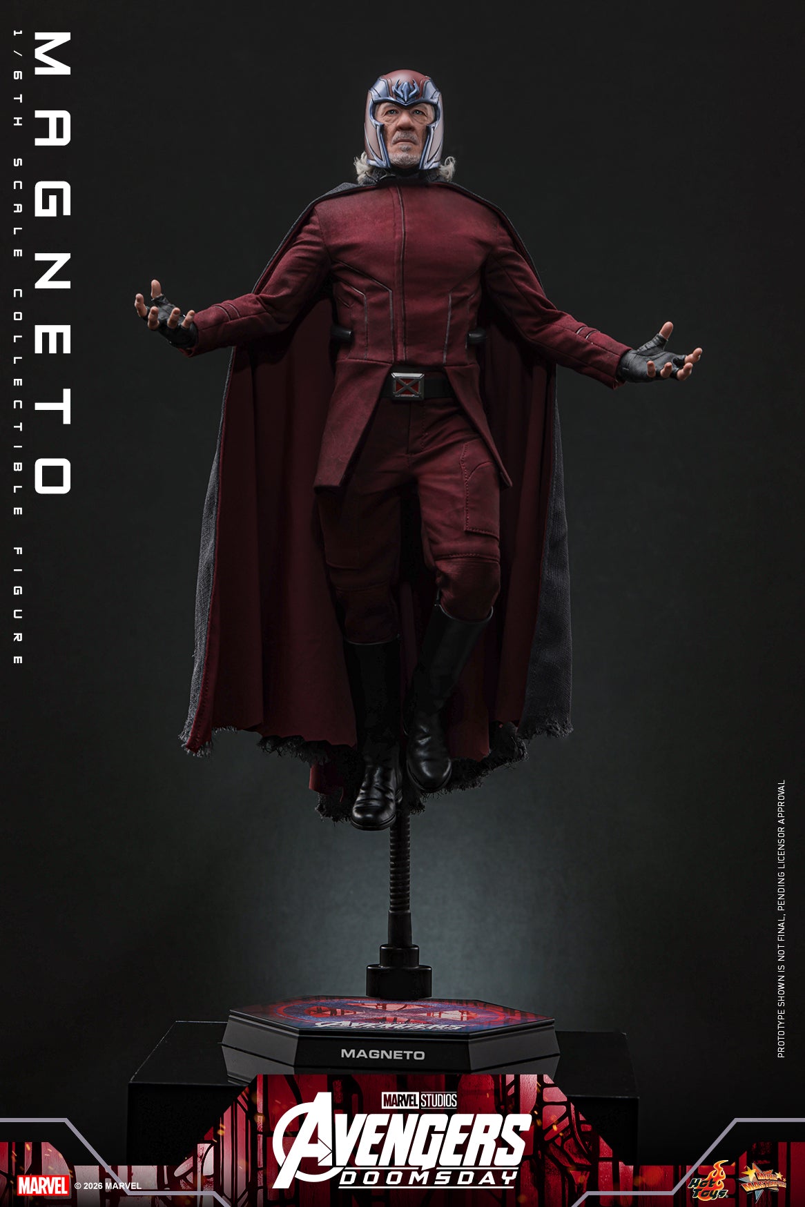 [Pre-Order] MMS912B - Avengers: Doomsday - 1/6th scale Magneto Collectible Figure (Special Edition) - ActionCity