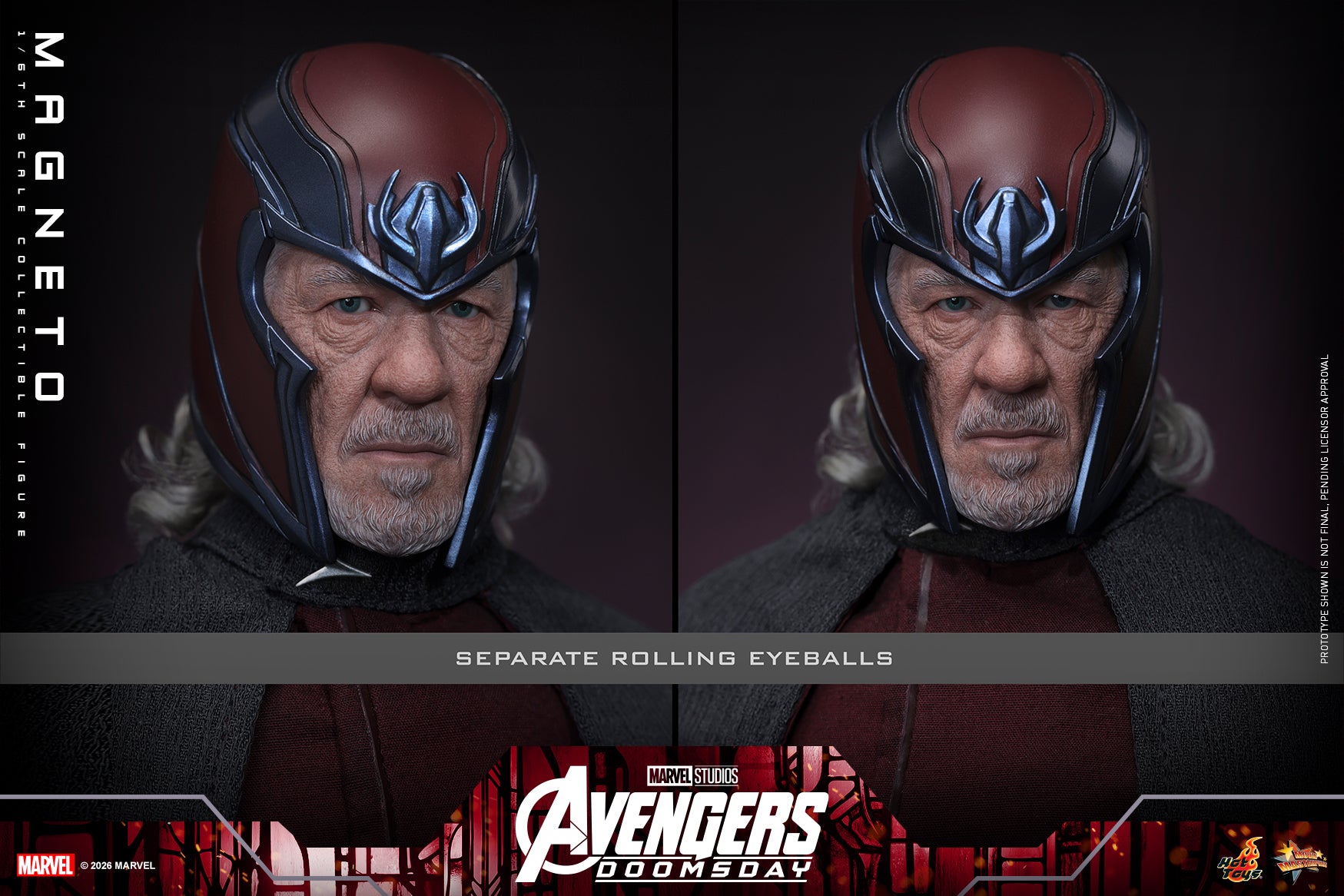 [Pre-Order] MMS912B - Avengers: Doomsday - 1/6th scale Magneto Collectible Figure (Special Edition) - ActionCity