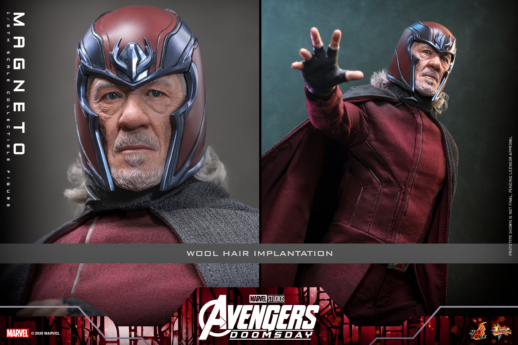 [Pre-Order] MMS912B - Avengers: Doomsday - 1/6th scale Magneto Collectible Figure (Special Edition) - ActionCity