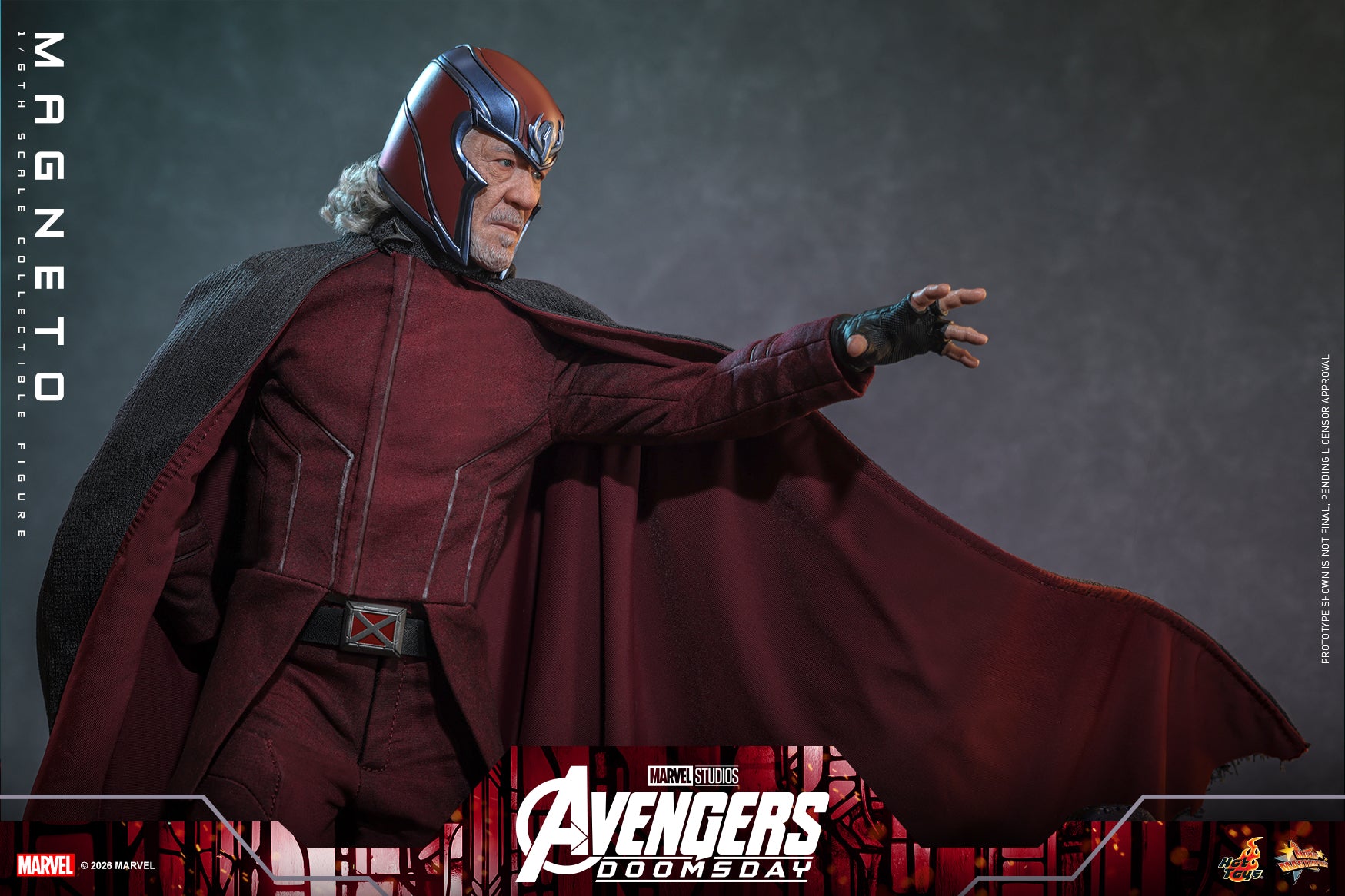[Pre-Order] MMS912B - Avengers: Doomsday - 1/6th scale Magneto Collectible Figure (Special Edition) - ActionCity