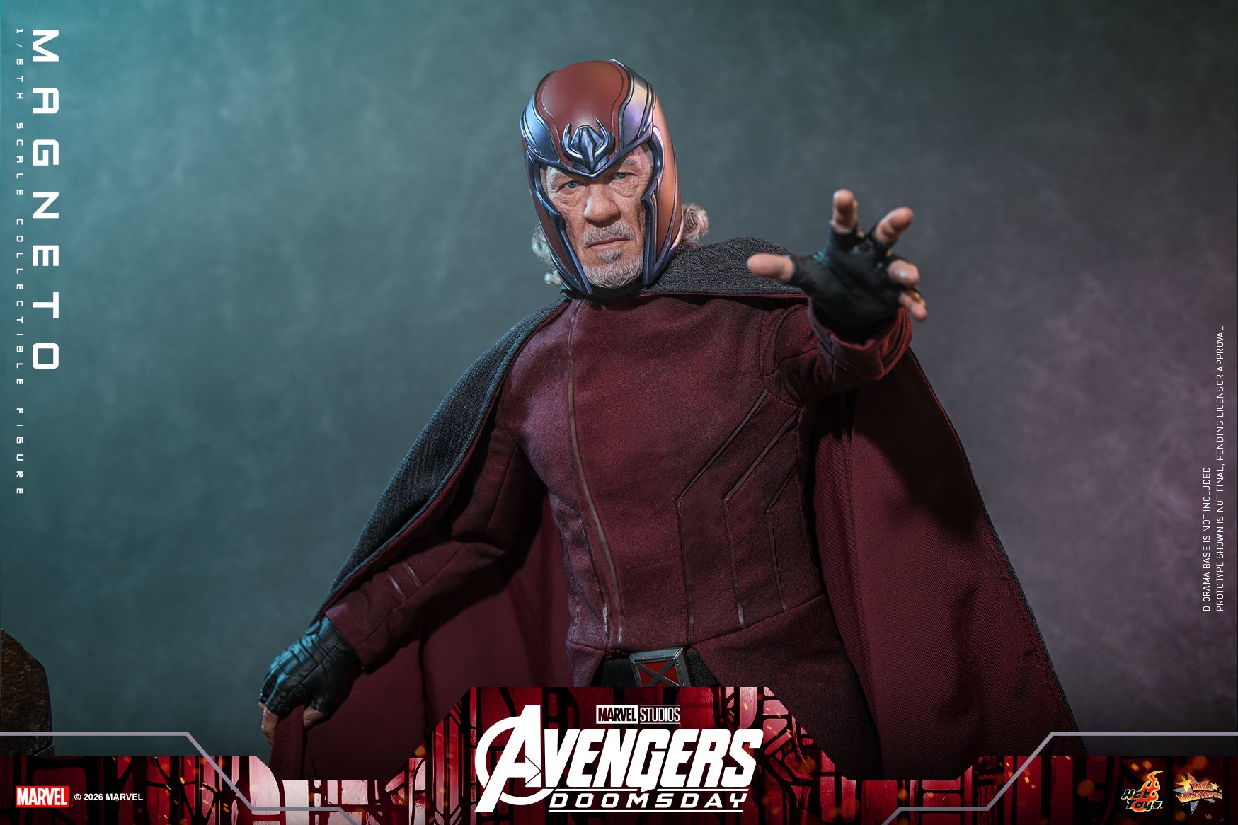 [Pre-Order] MMS912B - Avengers: Doomsday - 1/6th scale Magneto Collectible Figure (Special Edition) - ActionCity