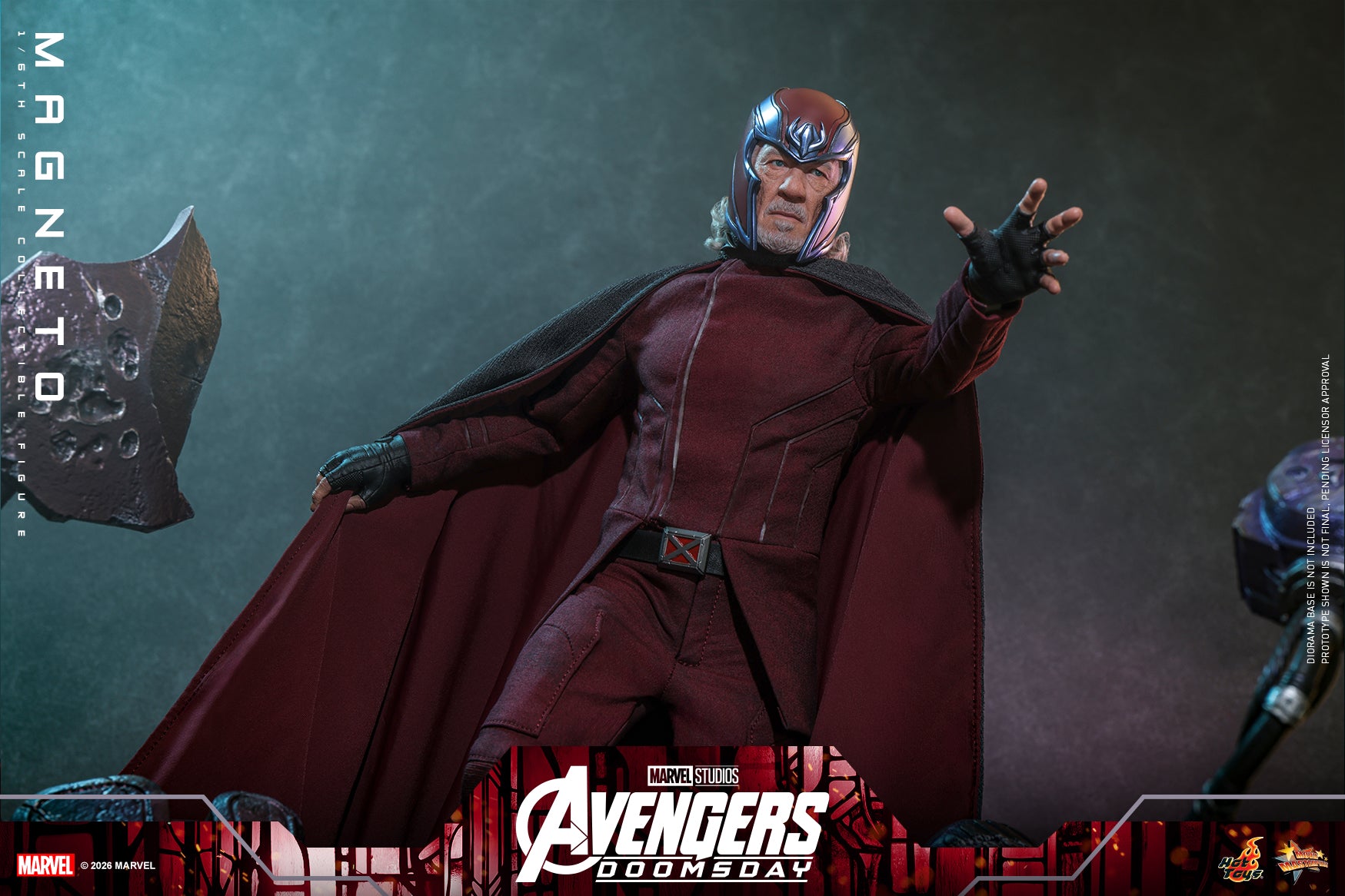 [Pre-Order] MMS912B - Avengers: Doomsday - 1/6th scale Magneto Collectible Figure (Special Edition) - ActionCity