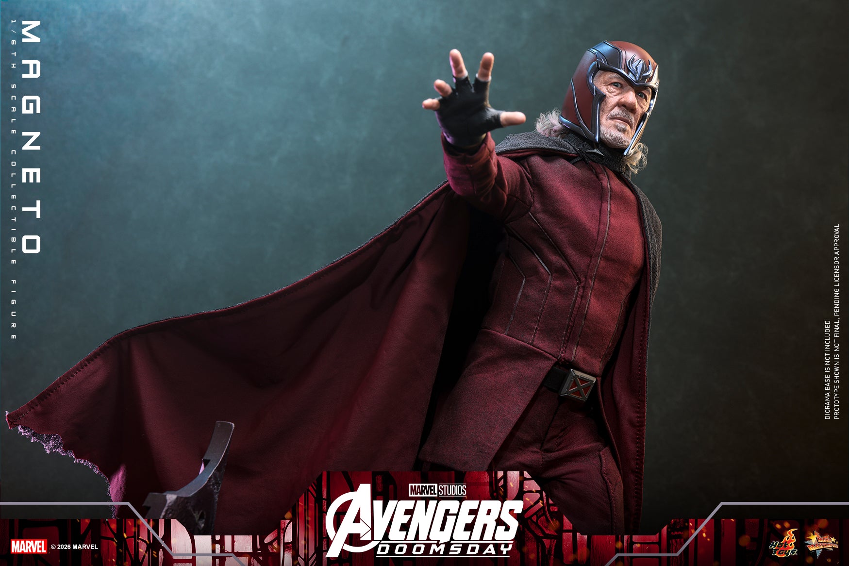 [Pre-Order] MMS912B - Avengers: Doomsday - 1/6th scale Magneto Collectible Figure (Special Edition) - ActionCity