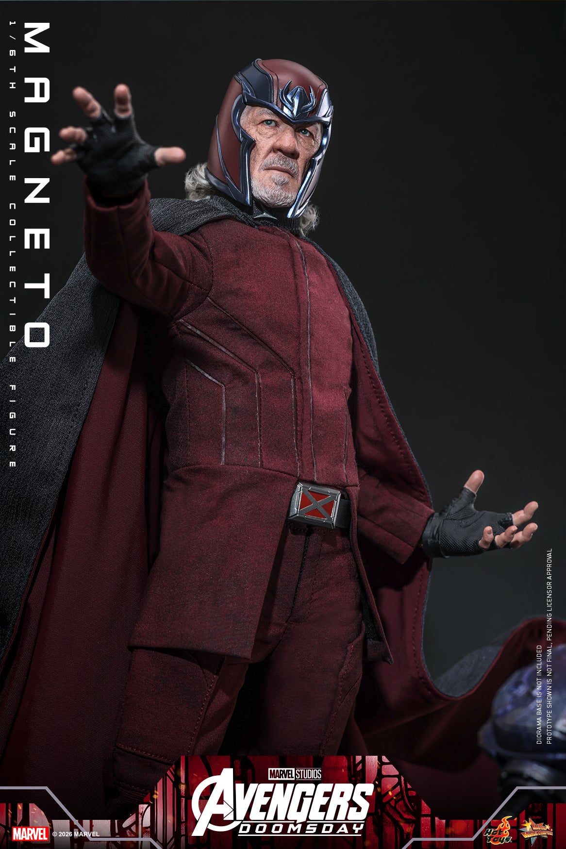 [Pre-Order] MMS912B - Avengers: Doomsday - 1/6th scale Magneto Collectible Figure (Special Edition) - ActionCity