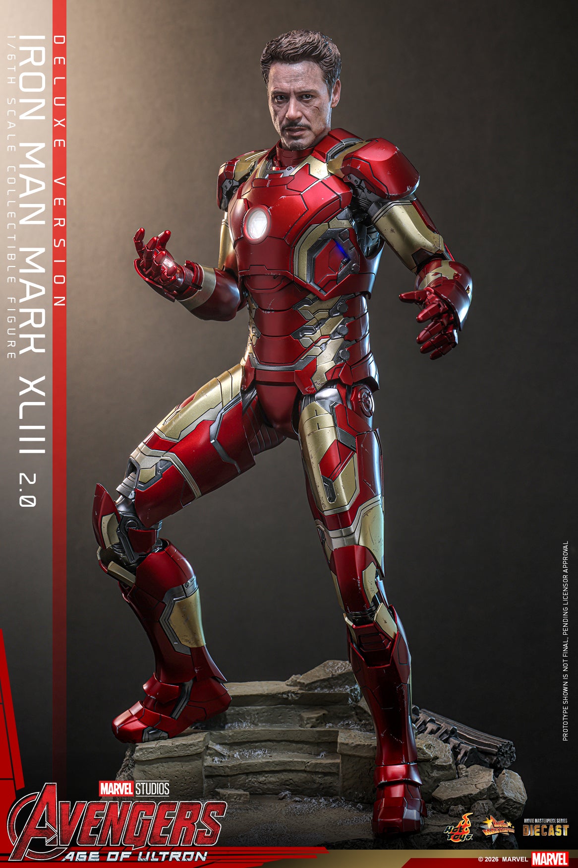 [Pre-Order] MMS866D81 – Avengers Age of Ultron - 1/6th scale Iron Man Mark XLIII (2.0) Collectible Figure (Deluxe Version) - ActionCity