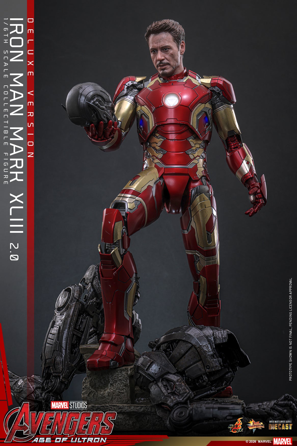 [Pre-Order] MMS866D81 – Avengers Age of Ultron - 1/6th scale Iron Man Mark XLIII (2.0) Collectible Figure (Deluxe Version) - ActionCity