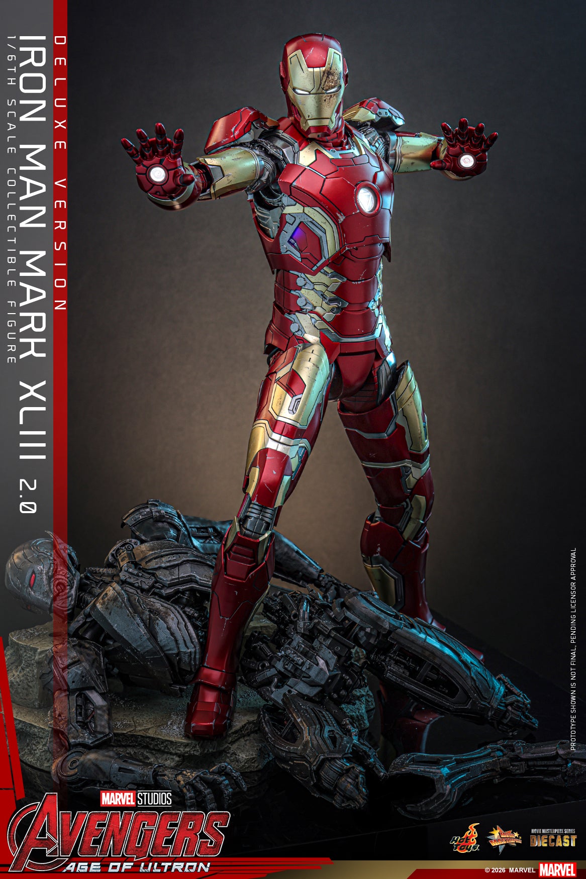 [Pre-Order] MMS866D81 – Avengers Age of Ultron - 1/6th scale Iron Man Mark XLIII (2.0) Collectible Figure (Deluxe Version) - ActionCity