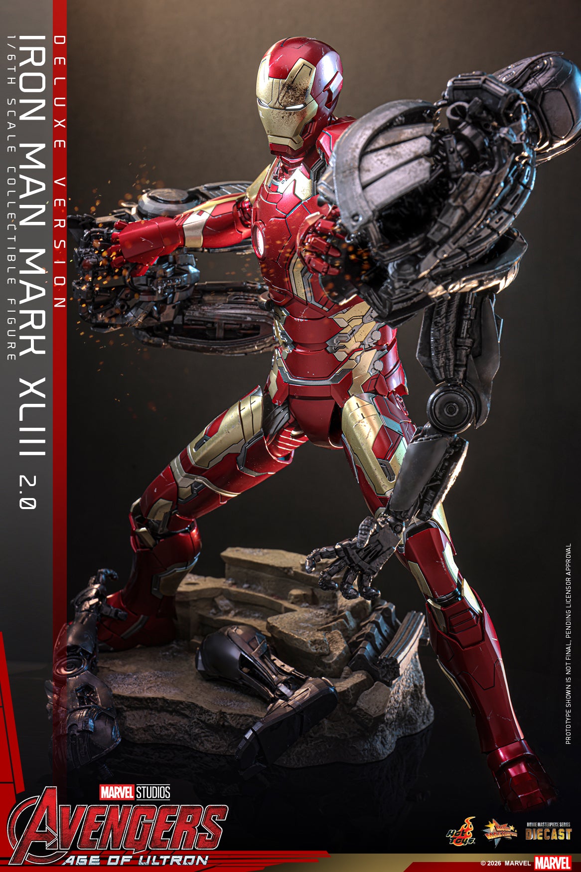 [Pre-Order] MMS866D81 – Avengers Age of Ultron - 1/6th scale Iron Man Mark XLIII (2.0) Collectible Figure (Deluxe Version) - ActionCity