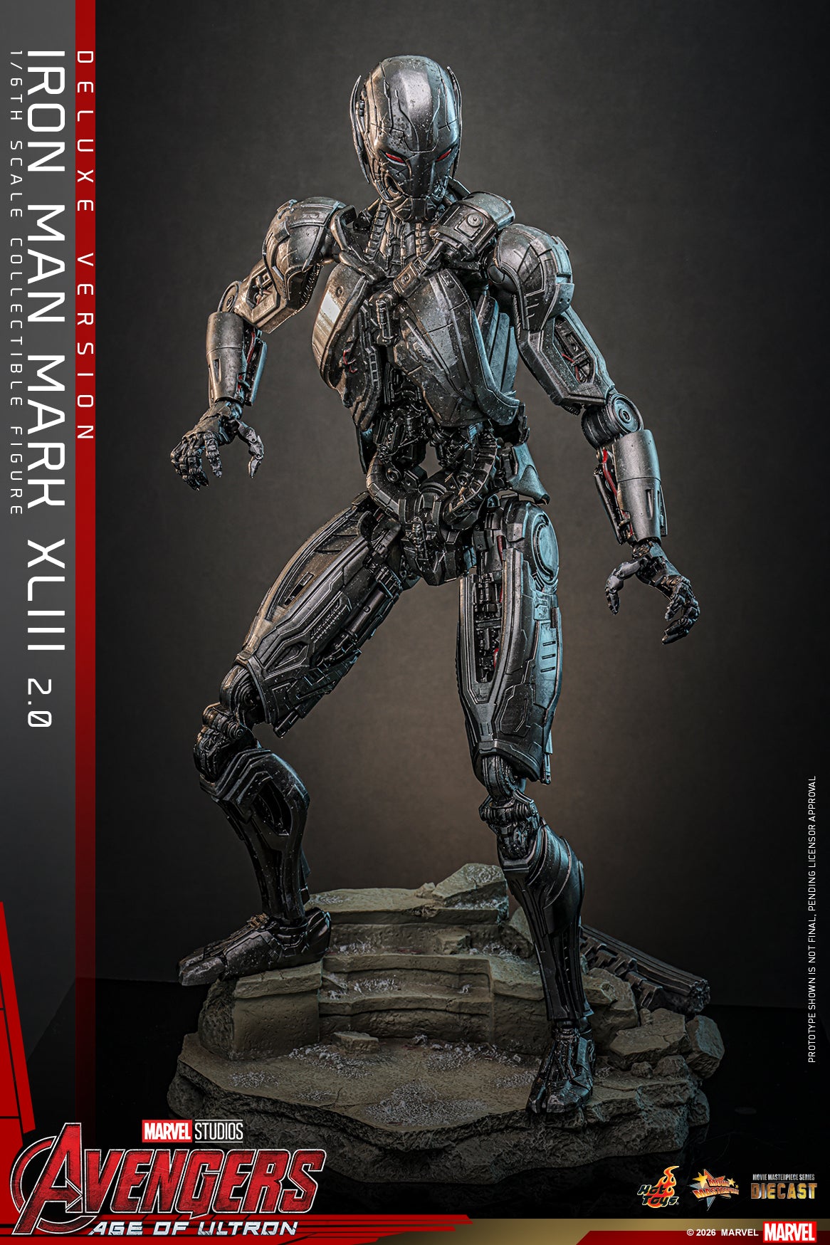 [Pre-Order] MMS866D81 – Avengers Age of Ultron - 1/6th scale Iron Man Mark XLIII (2.0) Collectible Figure (Deluxe Version) - ActionCity