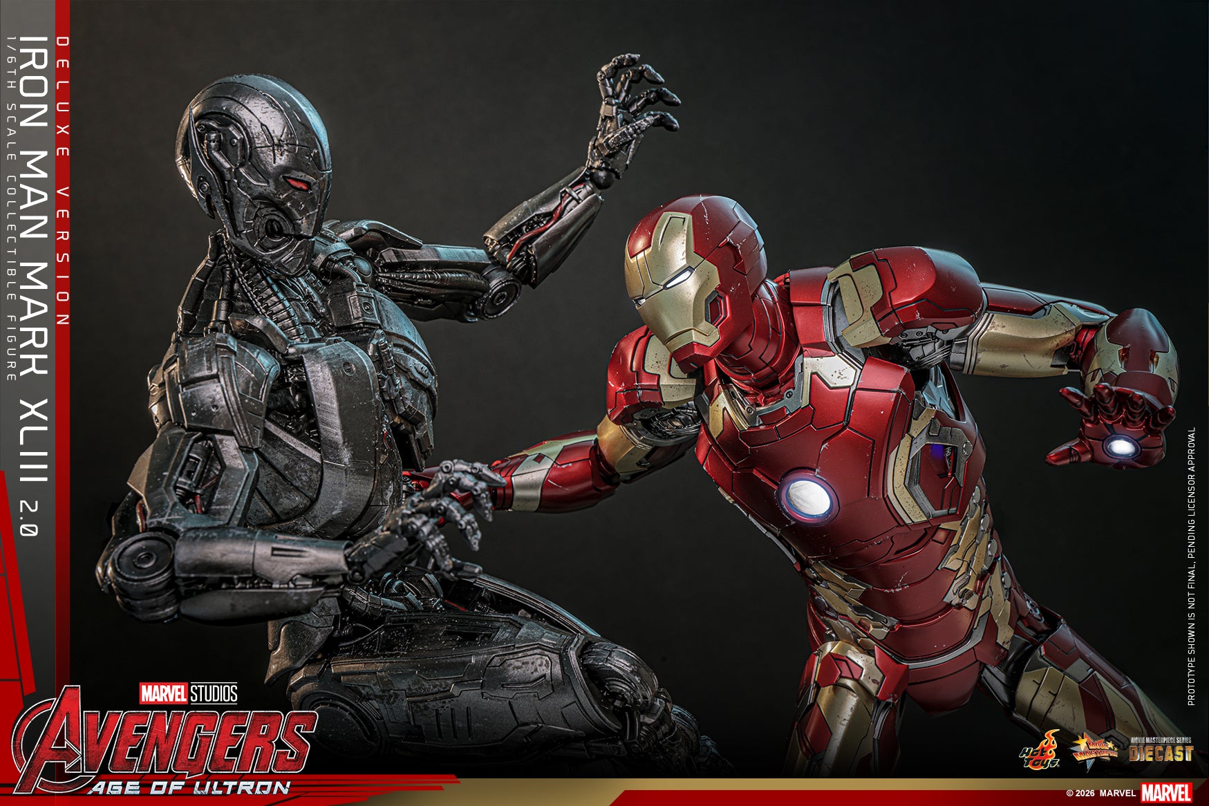 [Pre-Order] MMS866D81 – Avengers Age of Ultron - 1/6th scale Iron Man Mark XLIII (2.0) Collectible Figure (Deluxe Version) - ActionCity