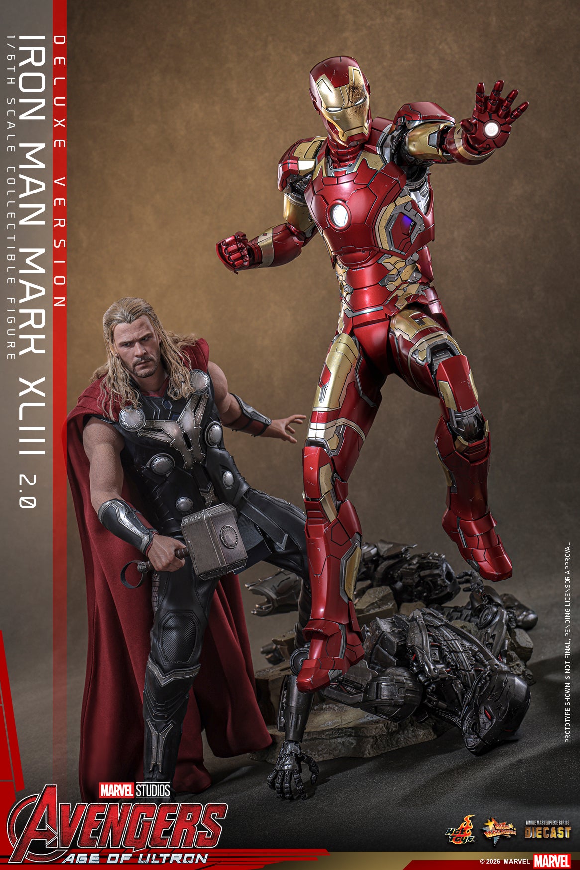 [Pre-Order] MMS866D81 – Avengers Age of Ultron - 1/6th scale Iron Man Mark XLIII (2.0) Collectible Figure (Deluxe Version) - ActionCity