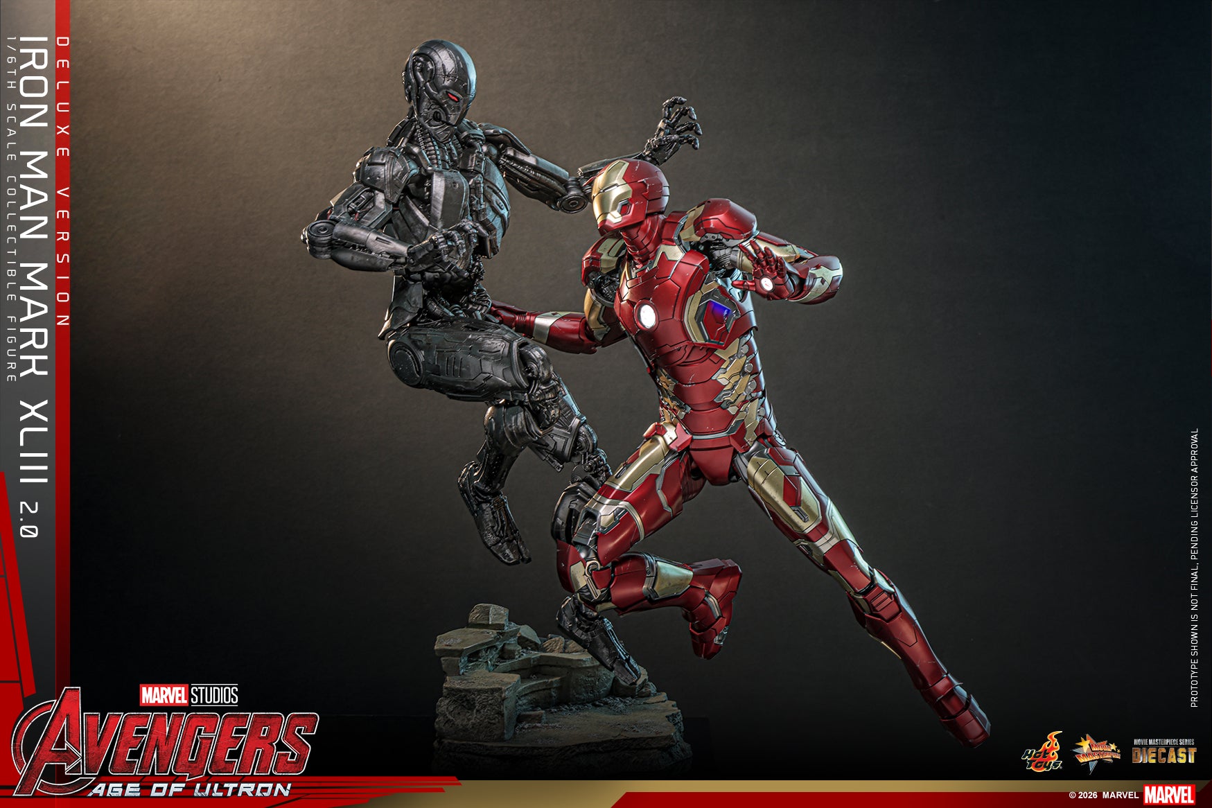 [Pre-Order] MMS866D81 – Avengers Age of Ultron - 1/6th scale Iron Man Mark XLIII (2.0) Collectible Figure (Deluxe Version) - ActionCity