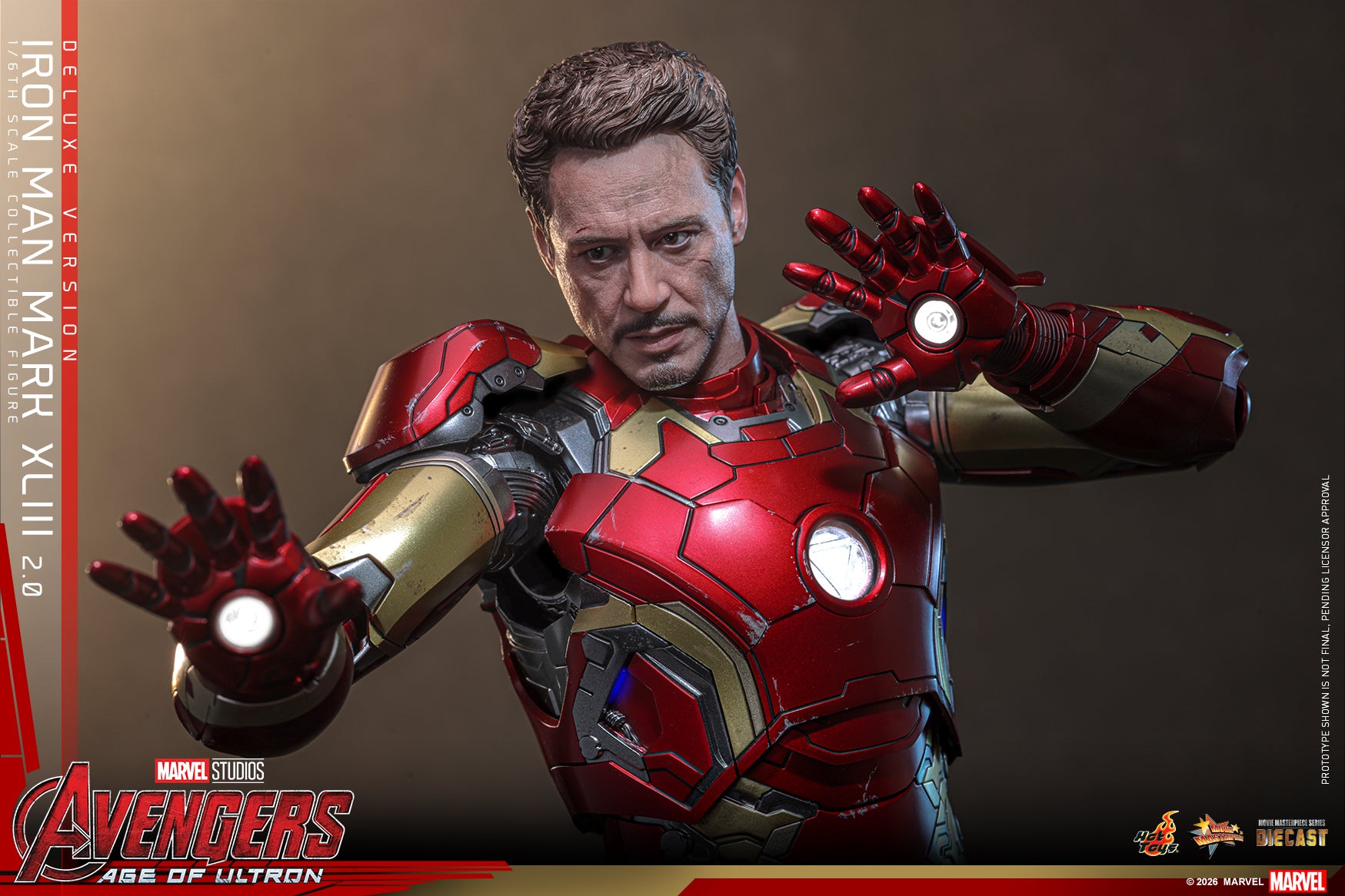 [Pre-Order] MMS866D81 – Avengers Age of Ultron - 1/6th scale Iron Man Mark XLIII (2.0) Collectible Figure (Deluxe Version) - ActionCity