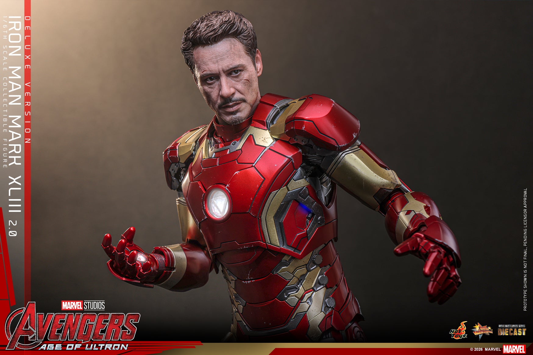 [Pre-Order] MMS866D81 – Avengers Age of Ultron - 1/6th scale Iron Man Mark XLIII (2.0) Collectible Figure (Deluxe Version) - ActionCity