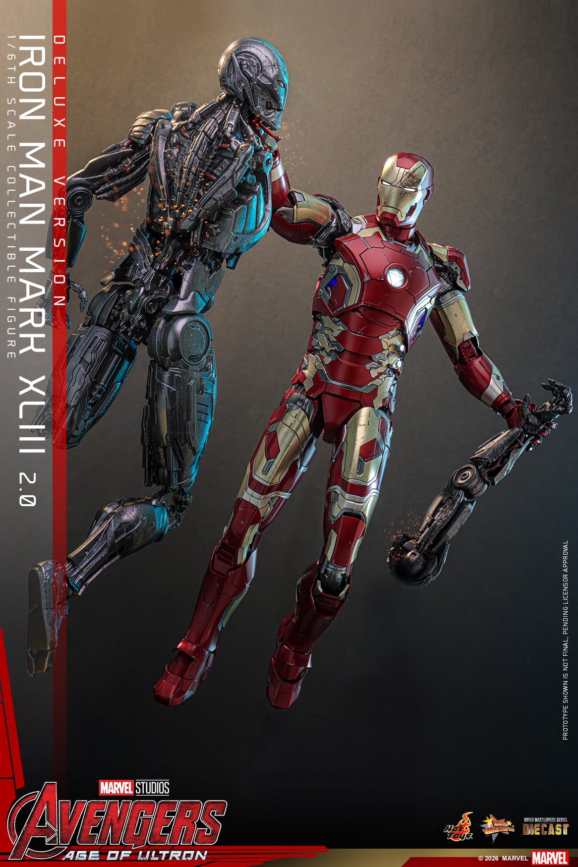 [Pre-Order] MMS866D81 – Avengers Age of Ultron - 1/6th scale Iron Man Mark XLIII (2.0) Collectible Figure (Deluxe Version) - ActionCity