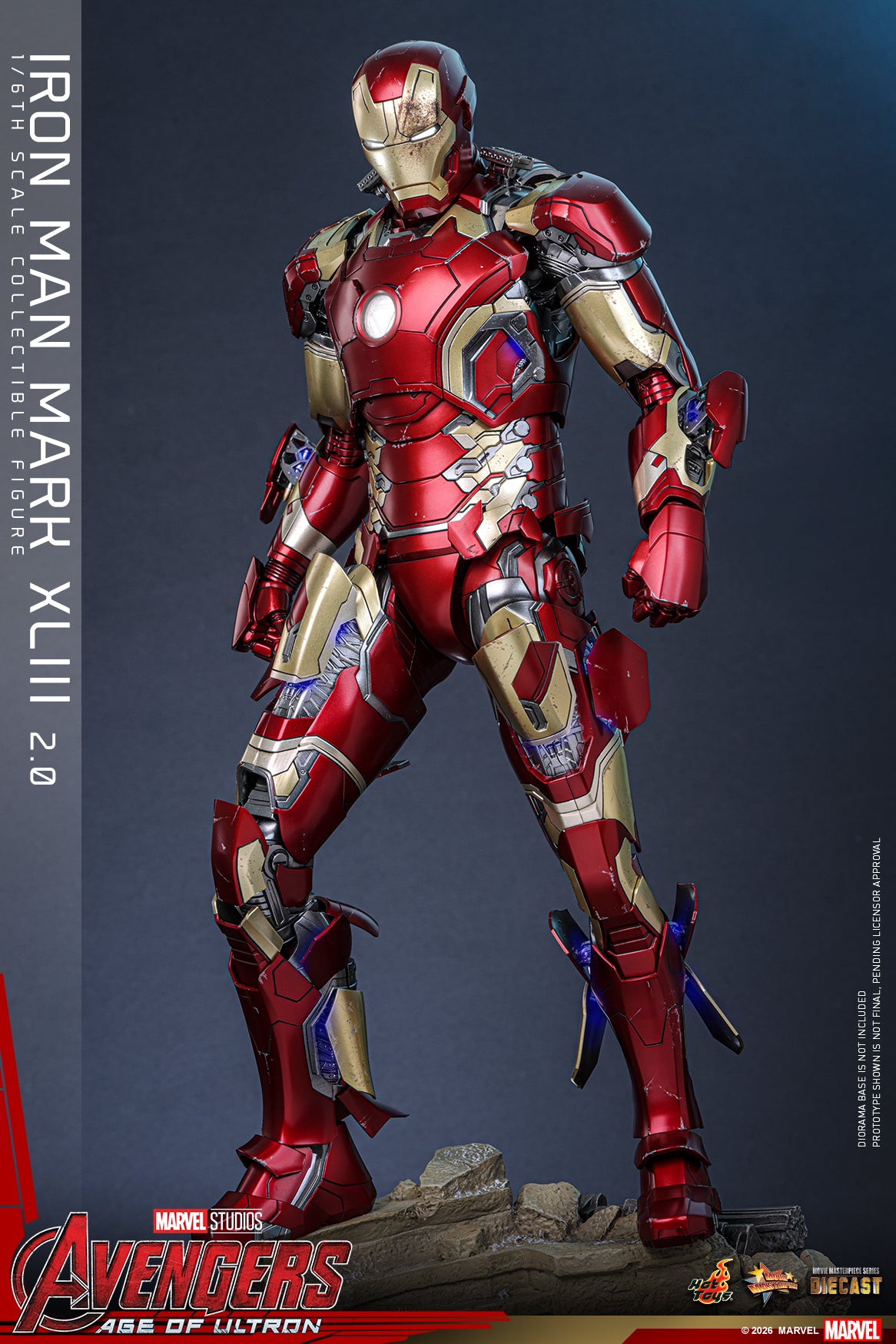 [Pre-Order] MMS865D80 – Avengers Age of Ultron - 1/6th scale Iron Man Mark XLIII (2.0) Collectible Figure - ActionCity
