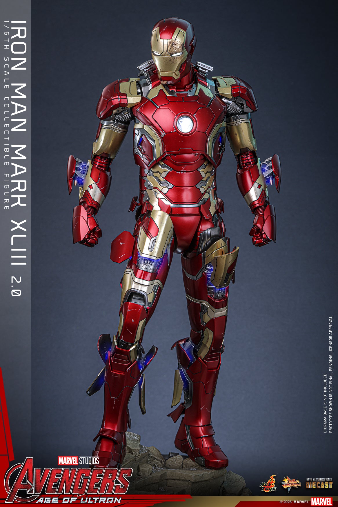 [Pre-Order] MMS865D80 – Avengers Age of Ultron - 1/6th scale Iron Man Mark XLIII (2.0) Collectible Figure - ActionCity