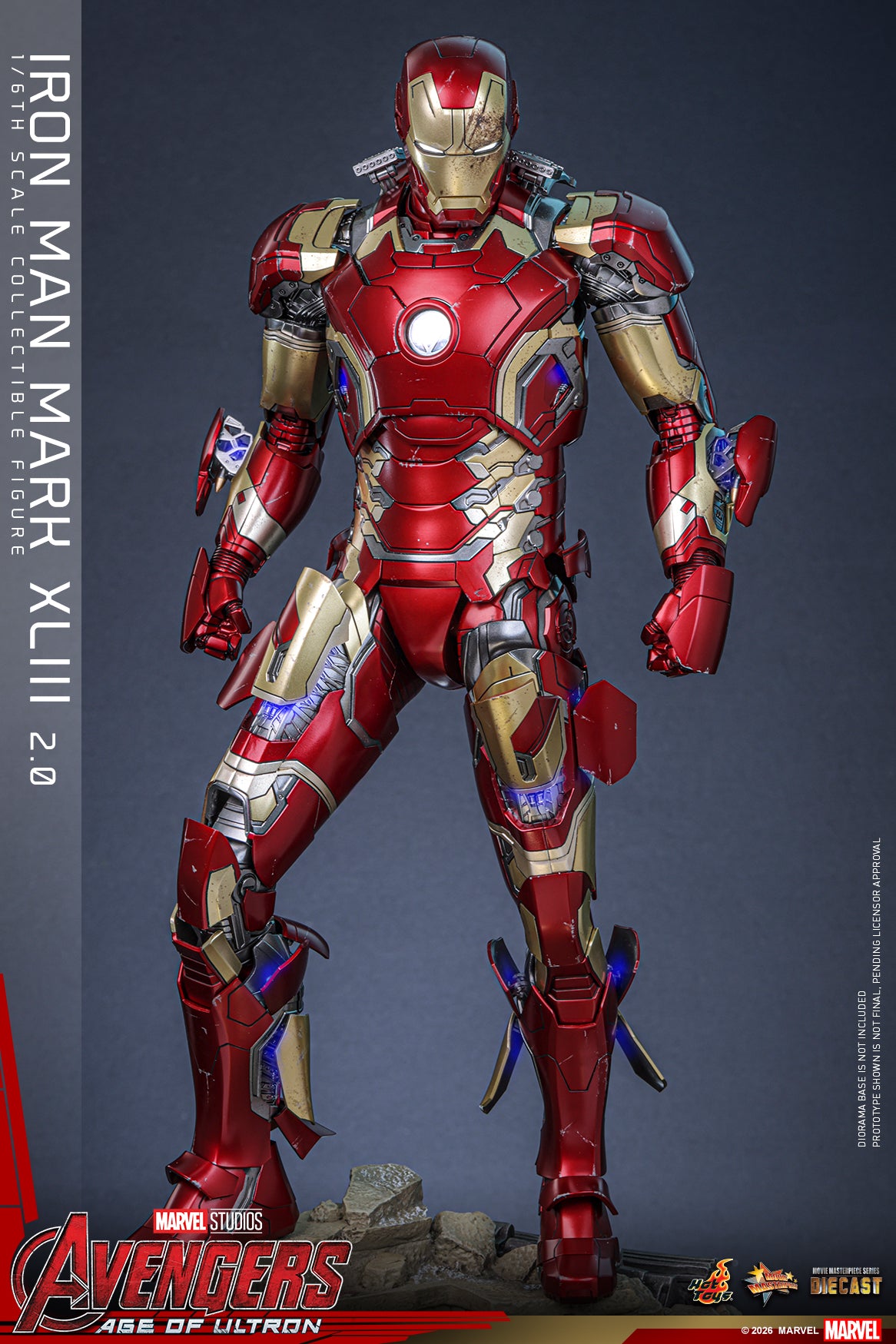 [Pre-Order] MMS865D80 – Avengers Age of Ultron - 1/6th scale Iron Man Mark XLIII (2.0) Collectible Figure - ActionCity
