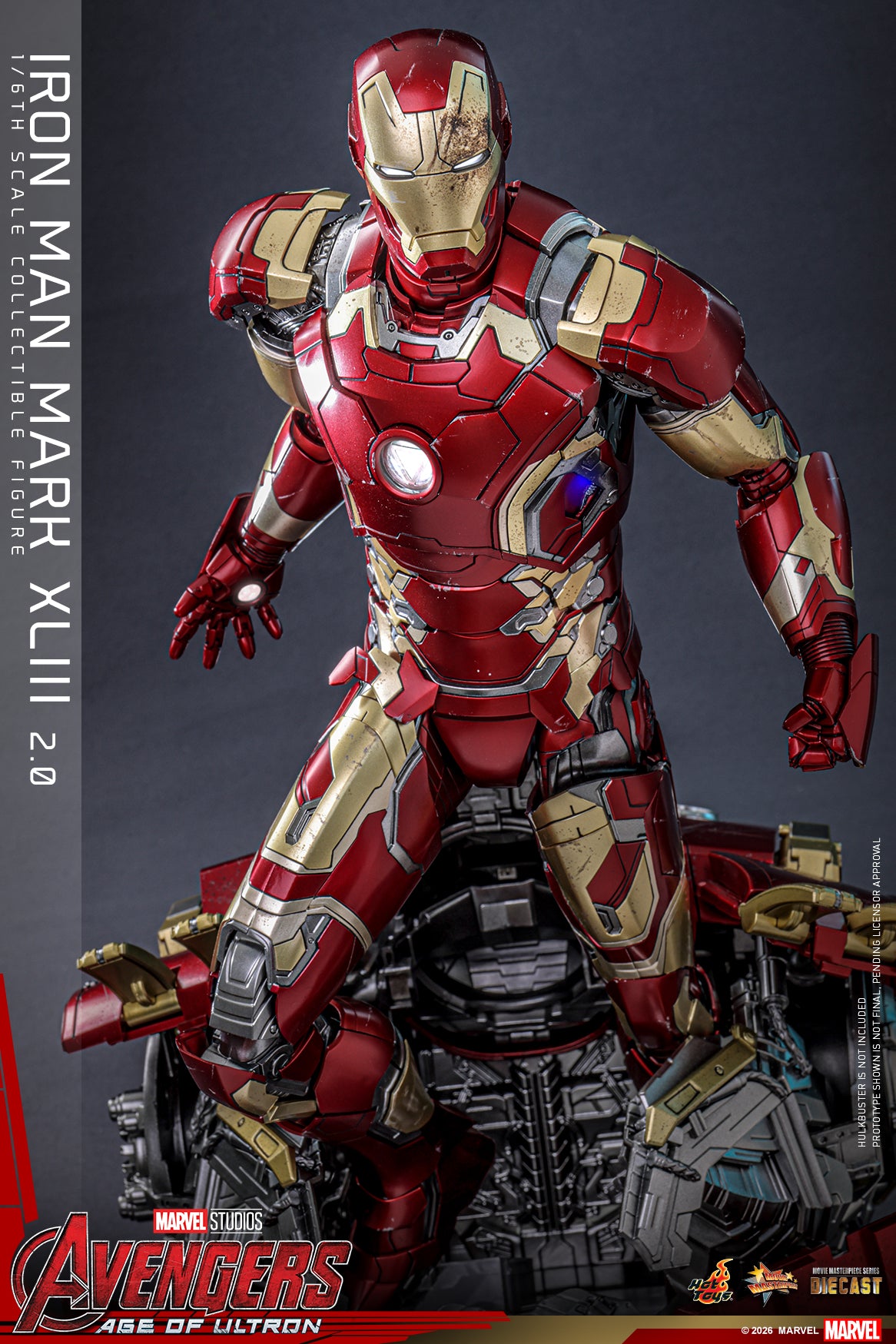 [Pre-Order] MMS865D80 – Avengers Age of Ultron - 1/6th scale Iron Man Mark XLIII (2.0) Collectible Figure - ActionCity