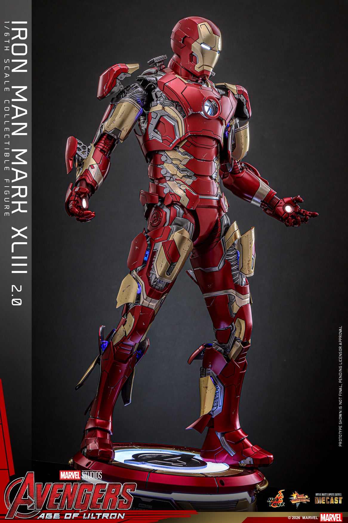 [Pre-Order] MMS865D80 – Avengers Age of Ultron - 1/6th scale Iron Man Mark XLIII (2.0) Collectible Figure - ActionCity
