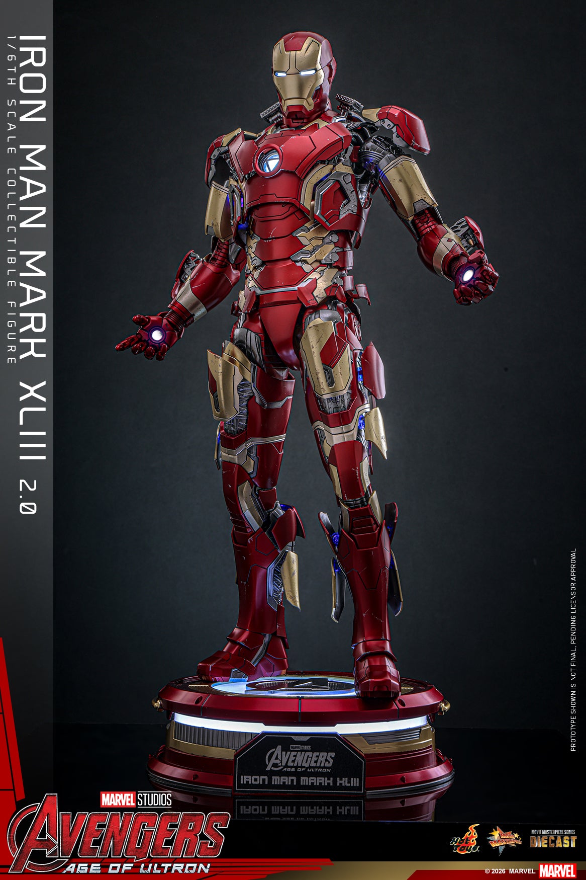 [Pre-Order] MMS865D80 – Avengers Age of Ultron - 1/6th scale Iron Man Mark XLIII (2.0) Collectible Figure - ActionCity