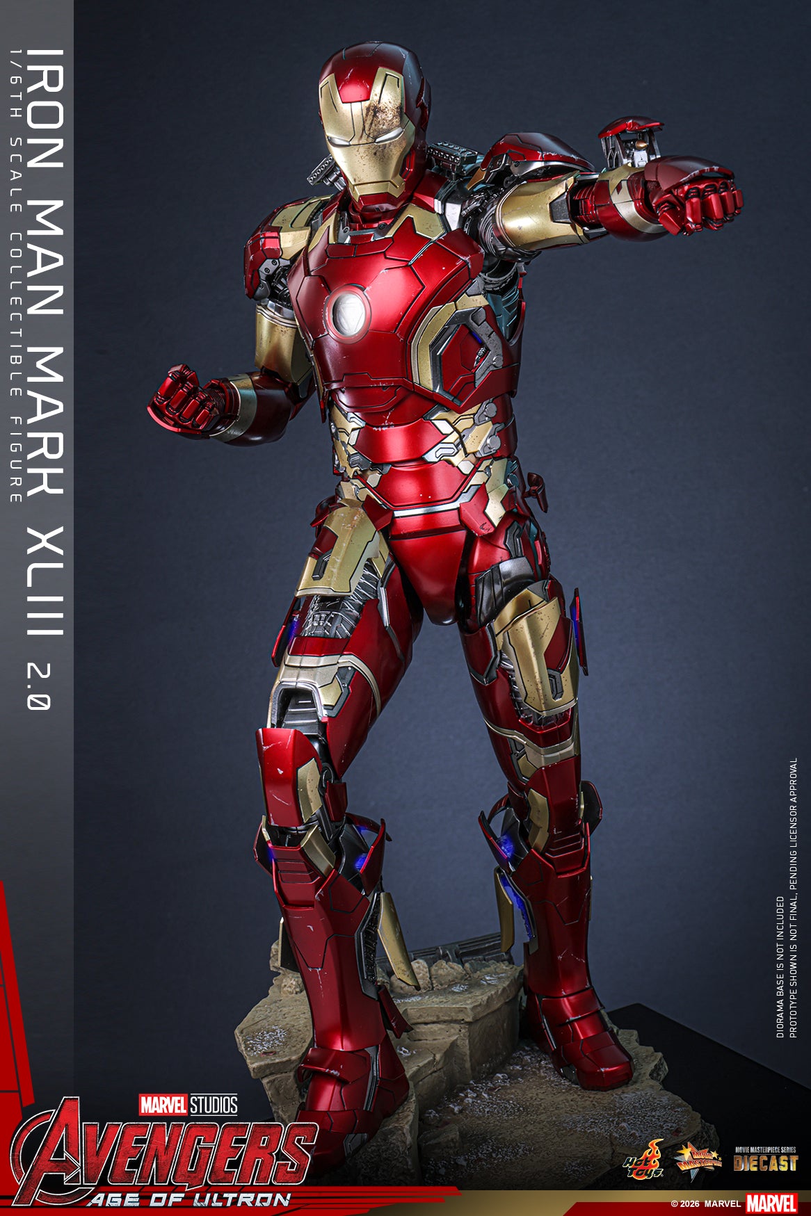 [Pre-Order] MMS865D80 – Avengers Age of Ultron - 1/6th scale Iron Man Mark XLIII (2.0) Collectible Figure - ActionCity