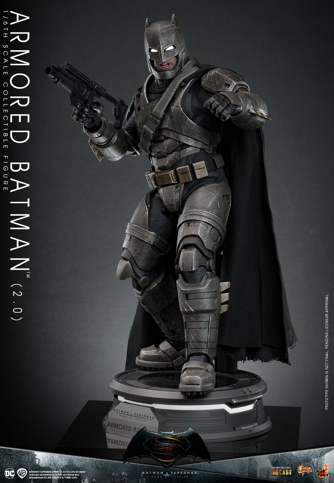 MMS742D62 - Batman v Superman: Dawn of Justice - 1/6th scale Armored Batman (2.0) Collectible Figure - ActionCity