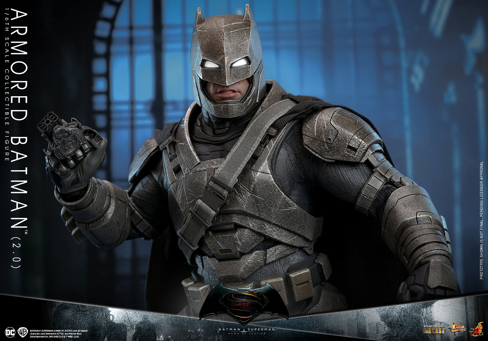 MMS742D62 - Batman v Superman: Dawn of Justice - 1/6th scale Armored Batman (2.0) Collectible Figure - ActionCity