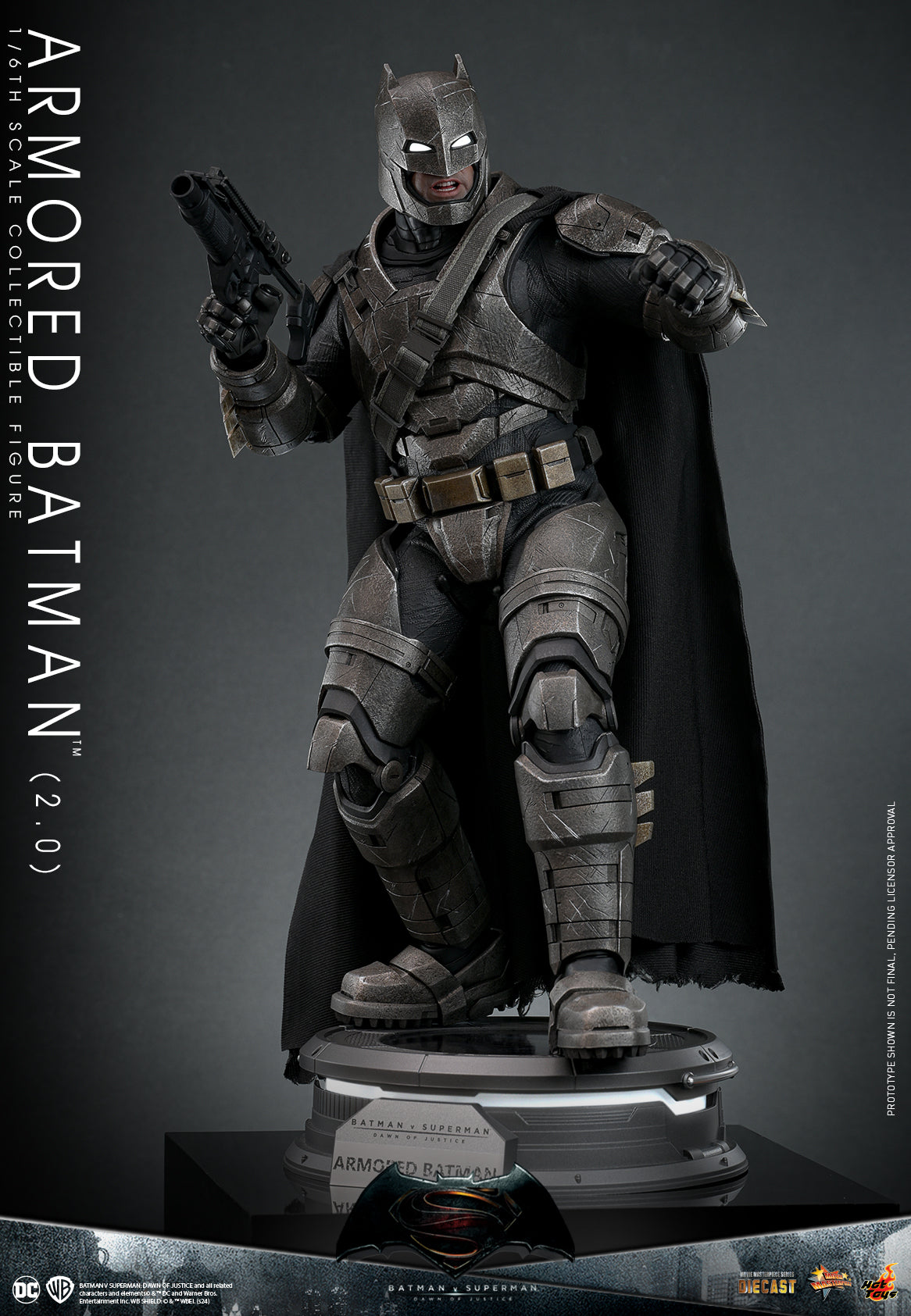MMS742D62 - Batman v Superman: Dawn of Justice - 1/6th scale Armored Batman (2.0) Collectible Figure - ActionCity