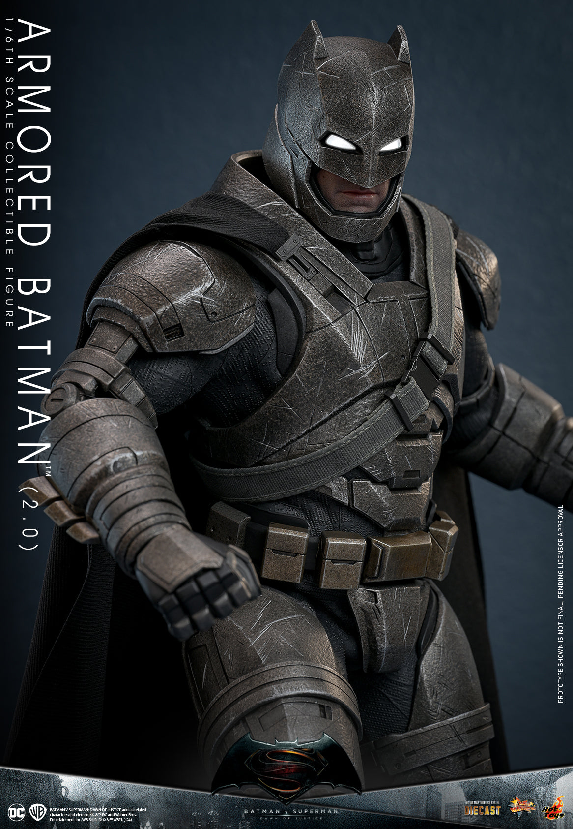 MMS742D62 - Batman v Superman: Dawn of Justice - 1/6th scale Armored Batman (2.0) Collectible Figure - ActionCity