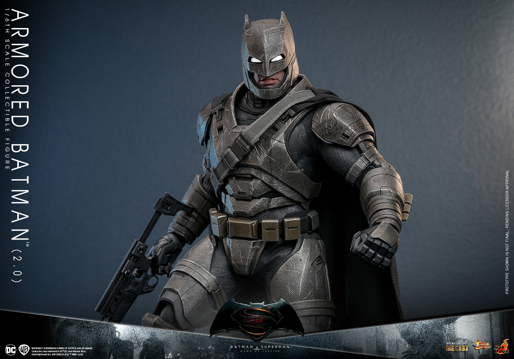 MMS742D62 - Batman v Superman: Dawn of Justice - 1/6th scale Armored Batman (2.0) Collectible Figure - ActionCity