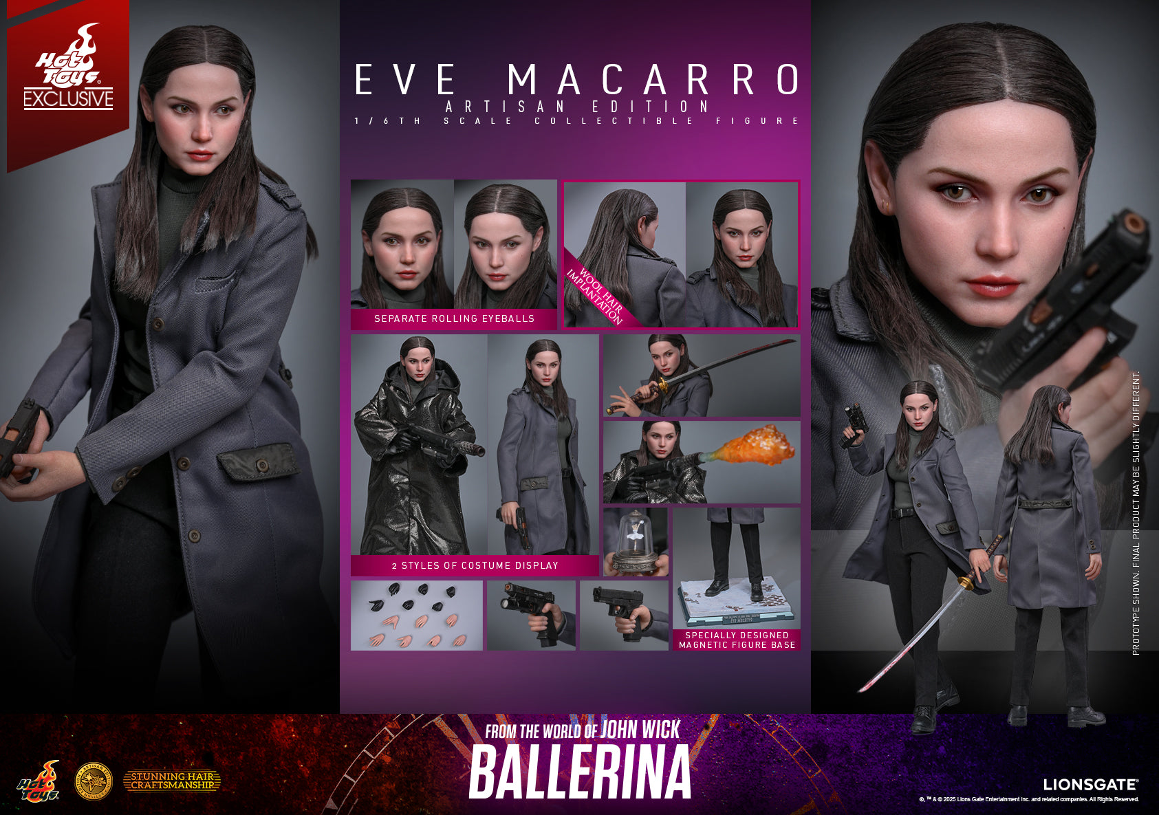 [Pre-Order] MMS847AE - Ballerina - 1/6th scale Eve Macarro Collectible Figure (Artisan Edition) [Hot Toys Exclusive]