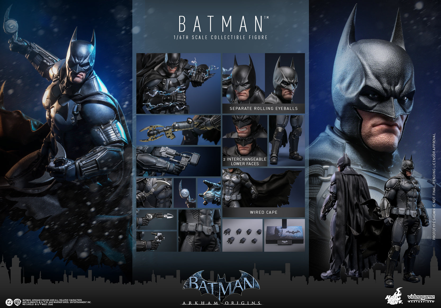 [Pre-Order] VGM83 - Batman: Arkham Origins - 1/6th scale Batman™ Collectible Figure