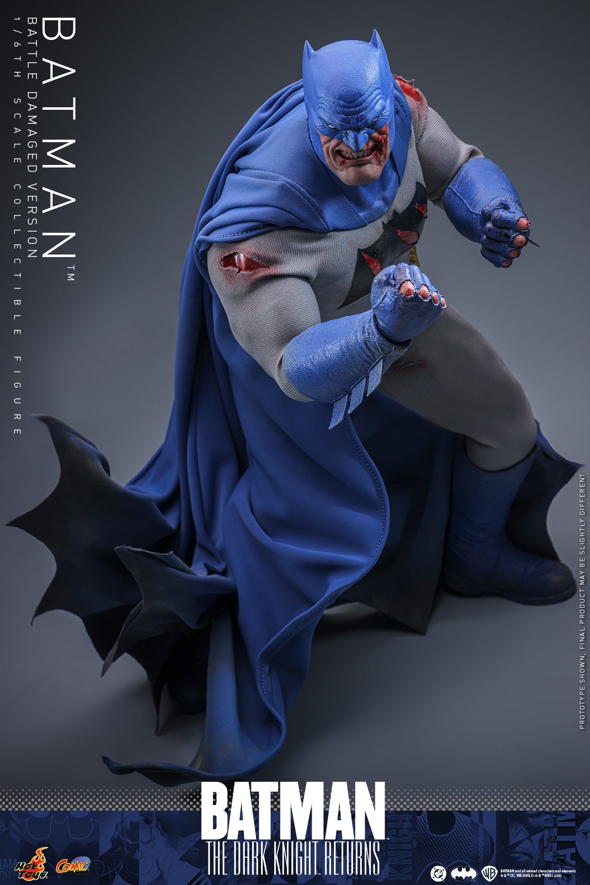[Pre-Order] CMS031 – Batman: The Dark Knight™ Returns - 1/6th scale Batman™ (Battle Damaged Version) Collectible Figure - ActionCity