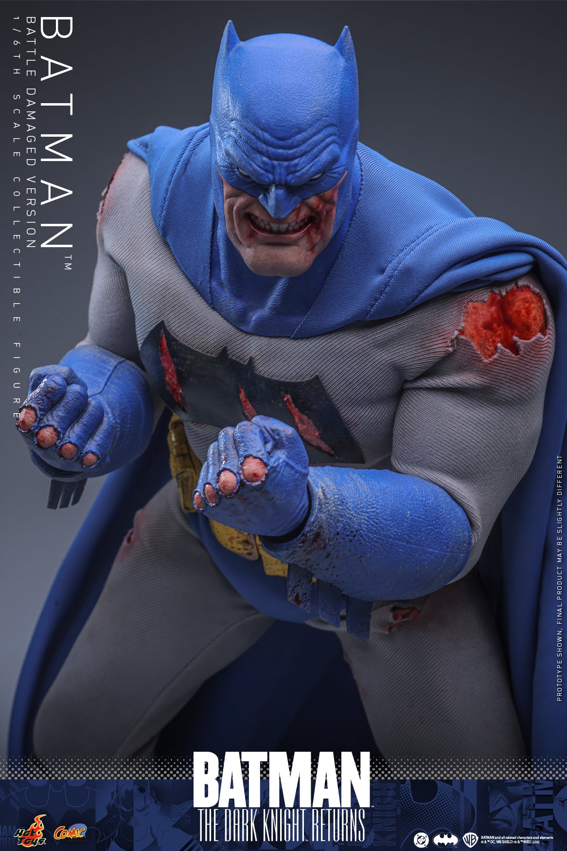 [Pre-Order] CMS031 – Batman: The Dark Knight™ Returns - 1/6th scale Batman™ (Battle Damaged Version) Collectible Figure - ActionCity