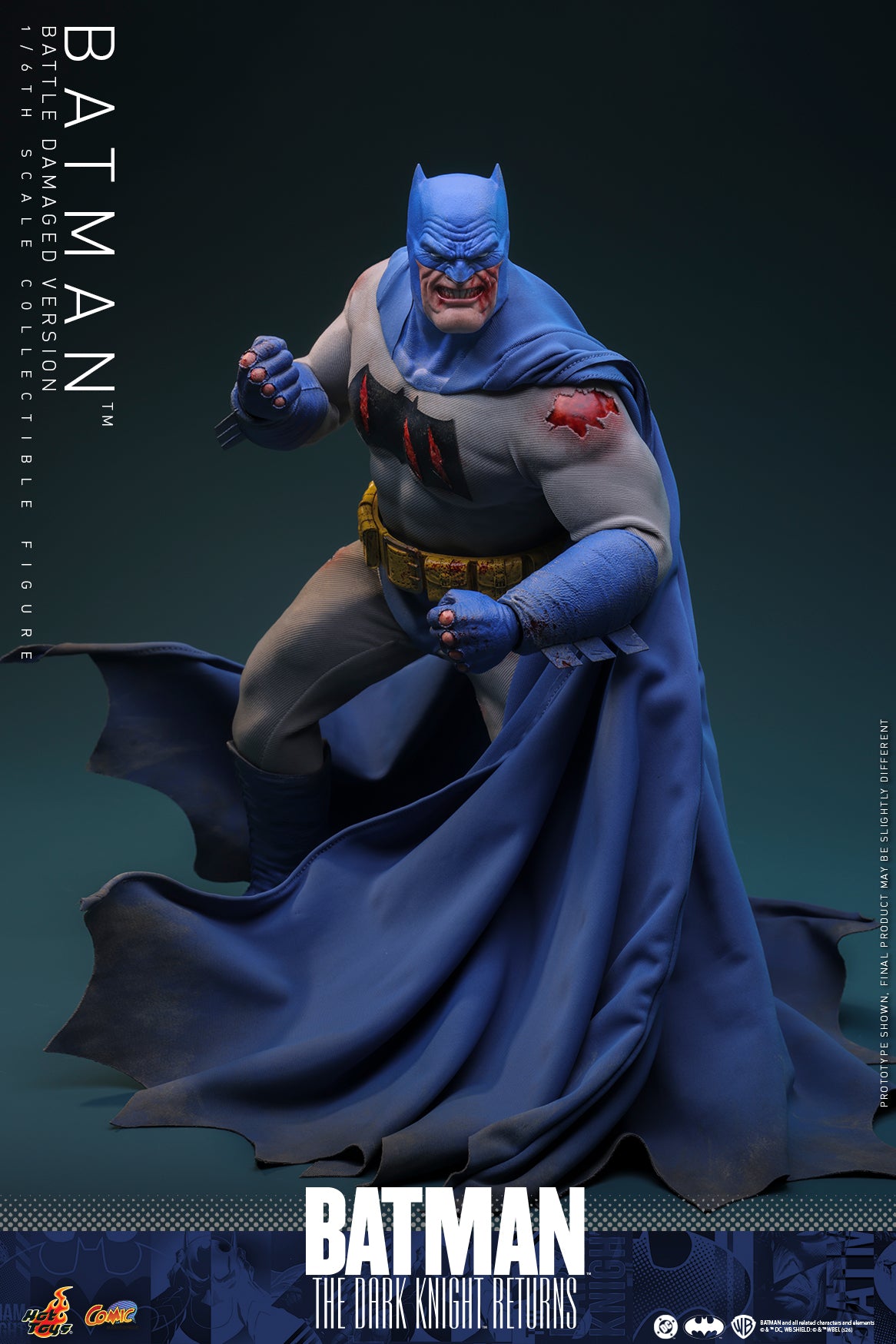 [Pre-Order] CMS031 – Batman: The Dark Knight™ Returns - 1/6th scale Batman™ (Battle Damaged Version) Collectible Figure - ActionCity