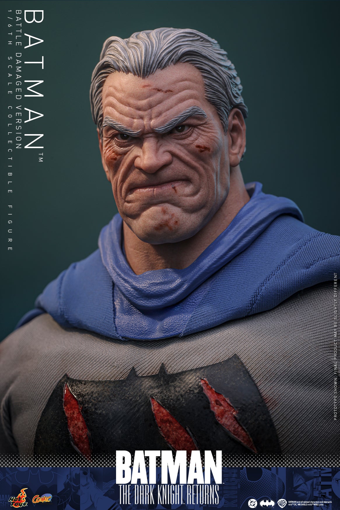 [Pre-Order] CMS031 – Batman: The Dark Knight™ Returns - 1/6th scale Batman™ (Battle Damaged Version) Collectible Figure - ActionCity