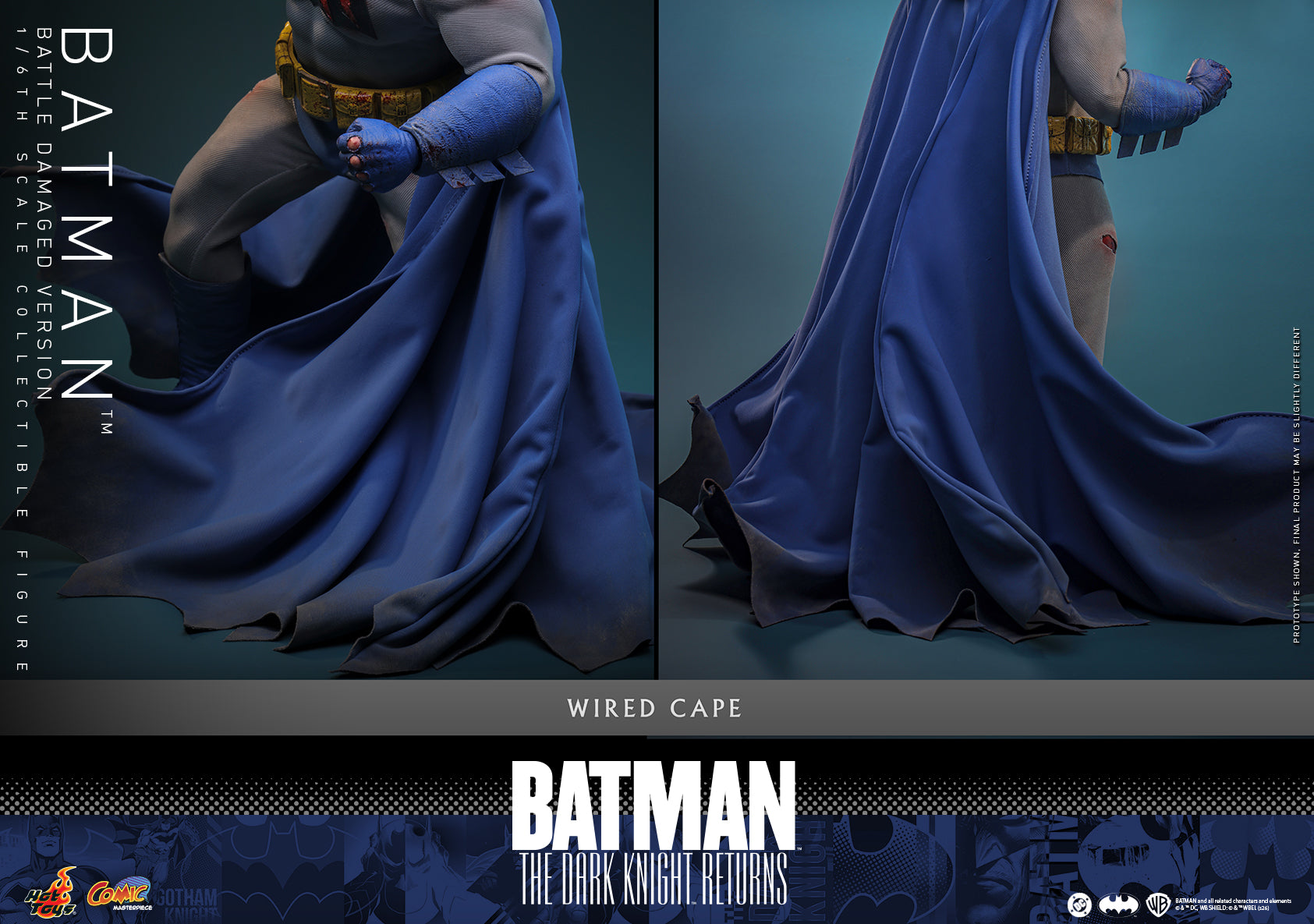 [Pre-Order] CMS031 – Batman: The Dark Knight™ Returns - 1/6th scale Batman™ (Battle Damaged Version) Collectible Figure - ActionCity