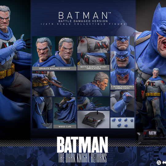 [Pre-Order] CMS031 – Batman: The Dark Knight™ Returns - 1/6th scale Batman™ (Battle Damaged Version) Collectible Figure
