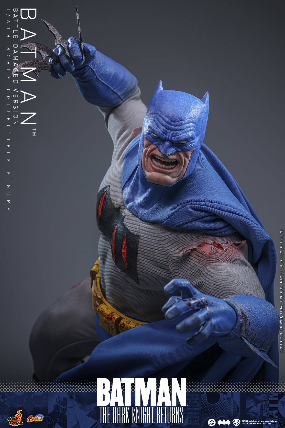 [Pre-Order] CMS031 – Batman: The Dark Knight™ Returns - 1/6th scale Batman™ (Battle Damaged Version) Collectible Figure - ActionCity