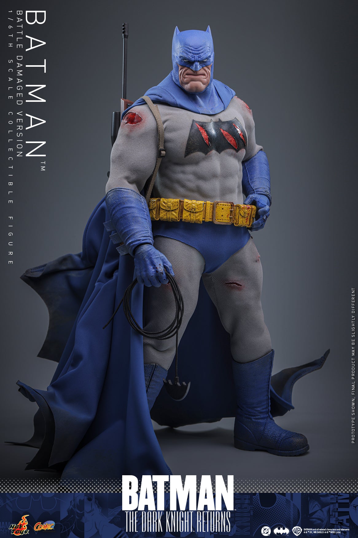 [Pre-Order] CMS031 – Batman: The Dark Knight™ Returns - 1/6th scale Batman™ (Battle Damaged Version) Collectible Figure - ActionCity