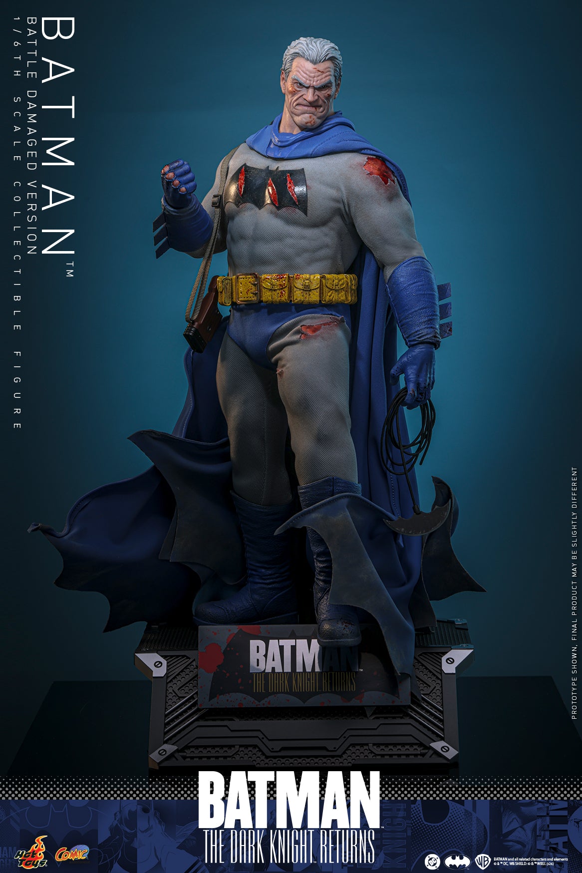 [Pre-Order] CMS031 – Batman: The Dark Knight™ Returns - 1/6th scale Batman™ (Battle Damaged Version) Collectible Figure - ActionCity