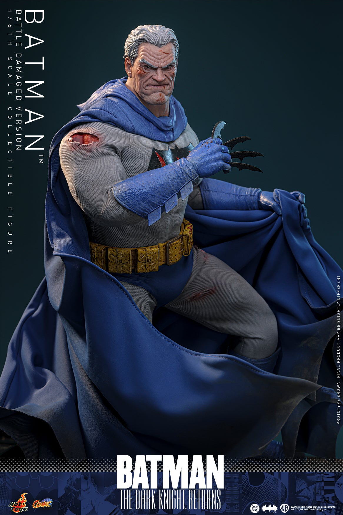 [Pre-Order] CMS031 – Batman: The Dark Knight™ Returns - 1/6th scale Batman™ (Battle Damaged Version) Collectible Figure - ActionCity